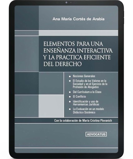 Portada del libro «Elementos para una Enseñanza Interactiva y la Práctica Eficiente», de Ana María Cortés de Arabia