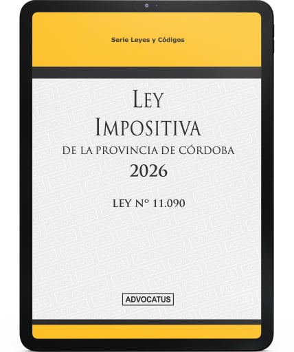 Ley Impositiva de la Provincia de Córdoba 2026