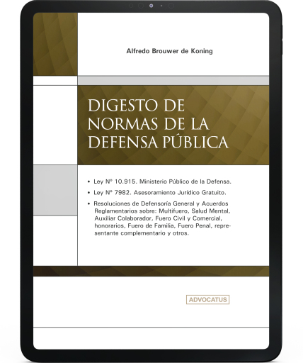 Digesto de normas de la defensa publica