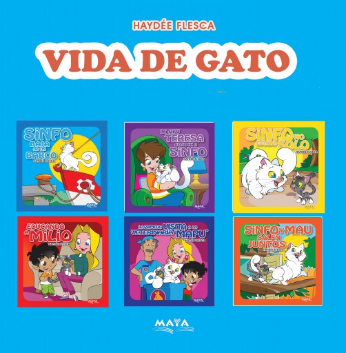 VIDA DE GATO, colección de 6 cuentos