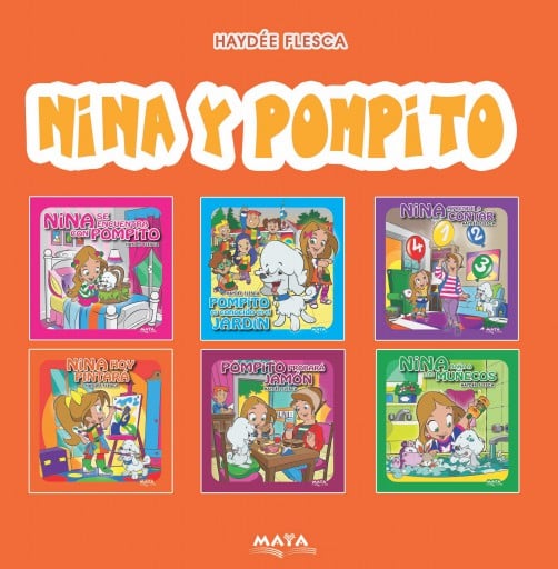NINA Y POMPITO, colección de 6 cuentos