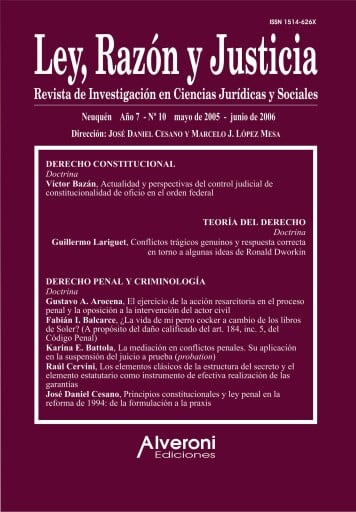 Ley, Razón y Justicia. AÑO 7, Nº 10
