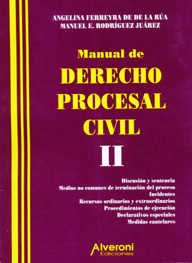 Manual de Derecho Procesal Civil II