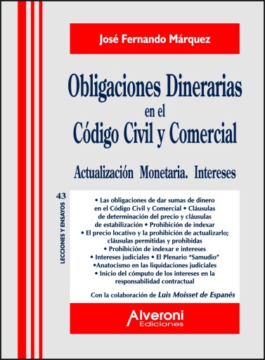 Obligaciones dinerarias en el Código Civil y Comercial