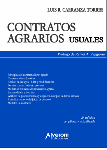 Contratos agrarios usuales - 2ª Edición ampliada y actualizada