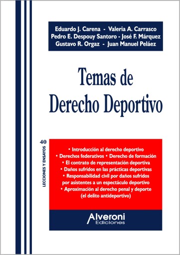 Temas de Derecho Deportivo