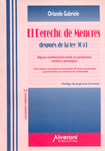 El Derecho de Menores después de la ley 9053