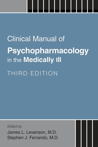 Portada del libro «Clinical Manual of Psychopharmacology in the Medically Ill»