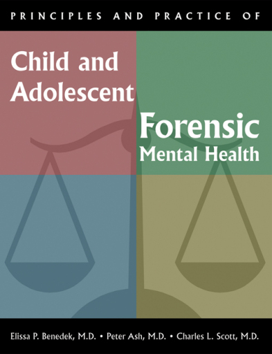 Portada del libro «Principles and Practice of Child and Adolescent Forensic Mental Health»
