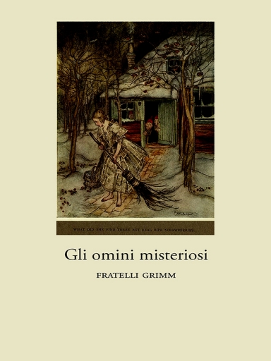 Portada del libro «Gli Omini Misteriosi», de Fratelli Grimm