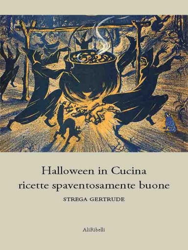 Portada del libro «Halloween in Cucina», de Strega Gertrude