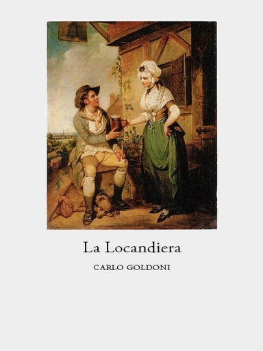 Portada del libro «La Locandiera», de Carlo Goldoni