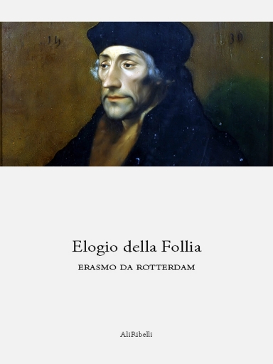 Portada del libro «Elogio Della Follia», de Erasmo Da Rotterdam