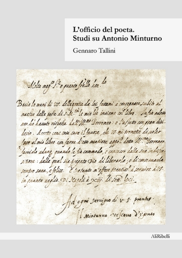 Portada del libro «L'officio Del Poeta. Studi Su Antonio Minturno», de Gennaro Tallini