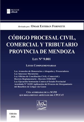 Código Procesal Civil, Comercial y Tributario de la Provincia de Mendoza - Edición 2026