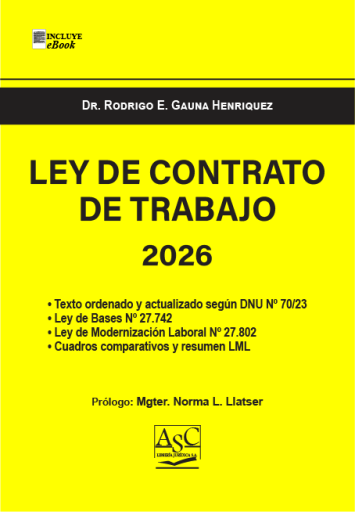 Ley de Contrato de Trabajo - 2026