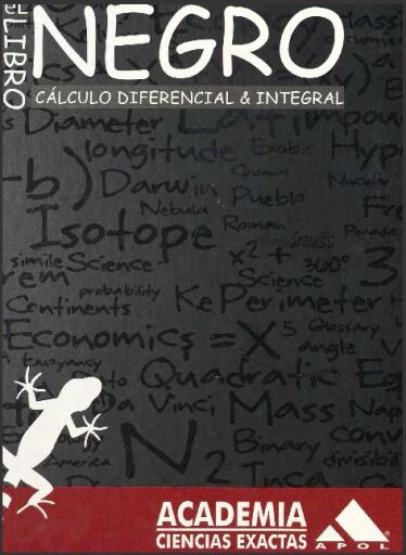 El libro negro cálculo diferencial e integral