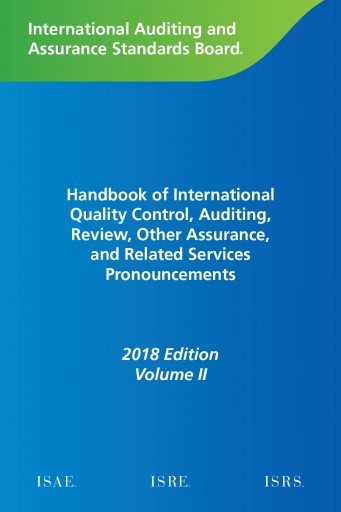 Handbook of International Quality Control, Auditing, Review, Other Assurance, and Related Services Pronouncements (Vol. II)