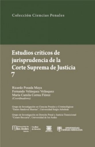 ESTUDIOS CRÍTICOS DE JURISPRUDENCIA DE LA CORTE SUPREMA DE JUSTICIA Tomo 7