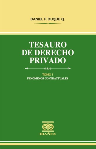 TESAURO DE DERECHO PRIVADO Tomo I