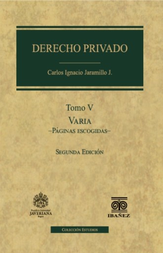DERECHO PRIVADO TOMO V 2° Ed.