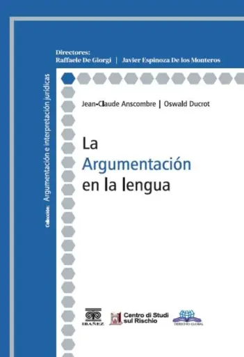 LA ARGUMENTACIÓN EN LA LENGUA