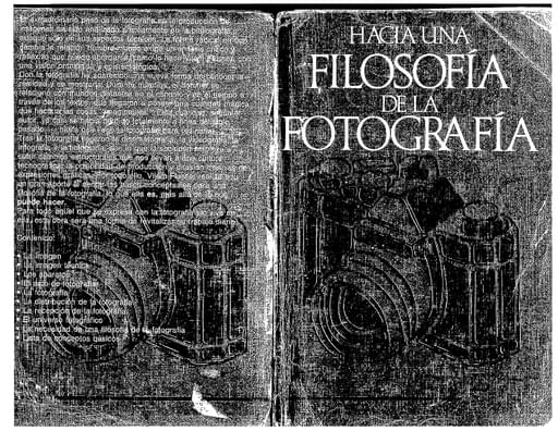 Hacia una filosofia de la fotografia - Vilem Flusser