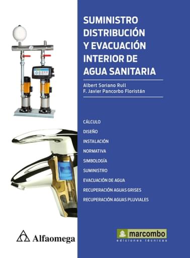 Suministro, distribución y evacuación interior de agua sanitaria