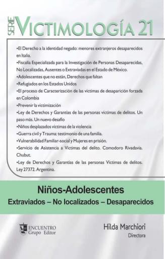 Victimología 21. Niños Adolescentes No Localizados