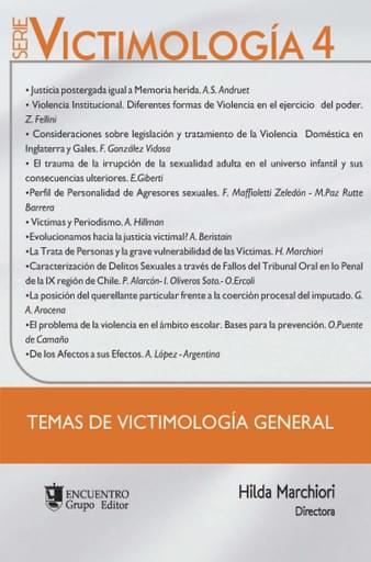 Victimología 4. Temas de Victimología General
