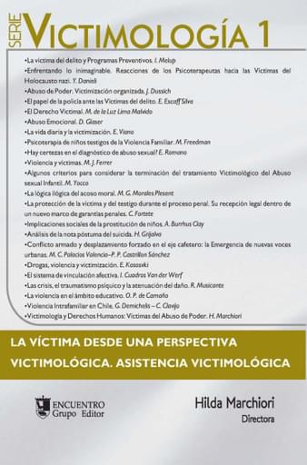 Victimología 1. la Víctima Desde una Perspectiva Criminológica