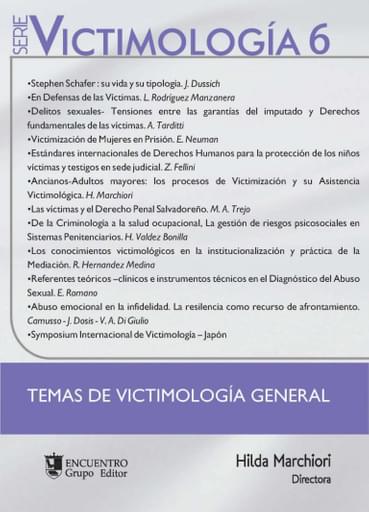 Victimología 6. Estudios de Victimización