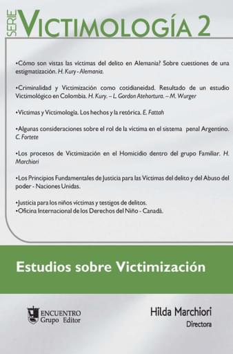 Victimología 2. Estudios Sobre Victimización