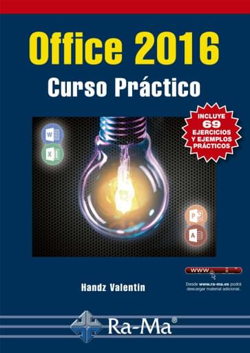 Portada del libro «Office 2016 Curso Práctico», de H Valentin