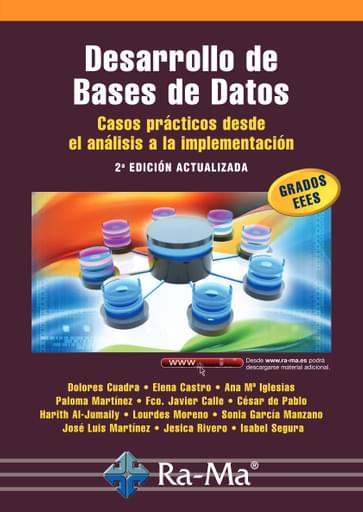 Portada del libro «Desarrollo de Bases de Datos», de H. Castro, D. Cuadra