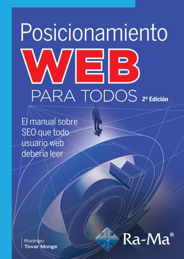 Portada del libro «Posicionamiento web para todos», de R. Tovar