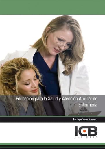 Portada del libro «Educación para la salud y atención auxiliar de enfermería», de J. Martín-Romo