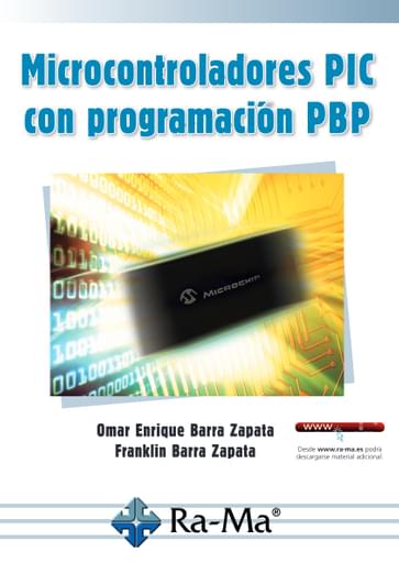 Portada del libro «Microcontroladores PIC con programación PBP», de F. Barra, O. Barra