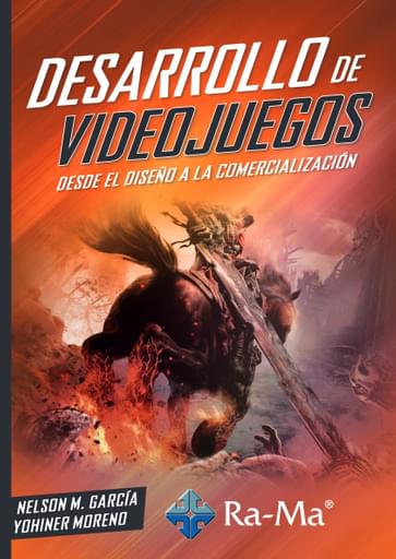 Portada del libro «Desarrollo de Videojuegos», de N. García, Y. Moreno