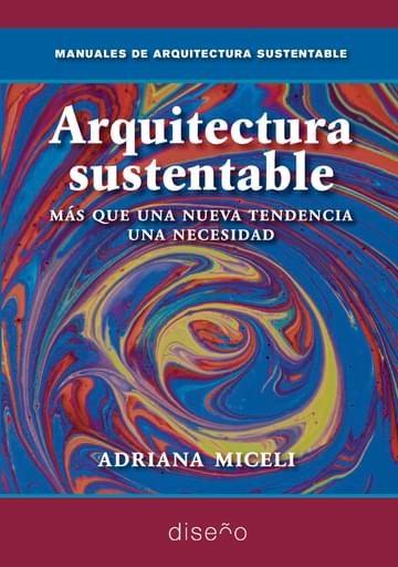 Portada del libro «Arquitectura sustentable», de A. Miceli