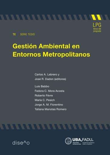 Portada del libro «Gestión ambiental en entornos metropolitanos», de L. Babbo