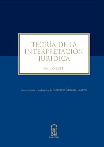 Teoría de la interpretación juridica