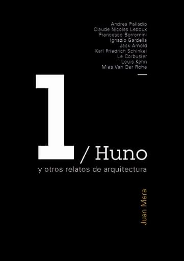 Portada del libro «Huno y otros relatos de arquitectura», de J. Mera