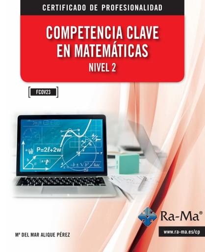 Portada del libro «Competencia Clave en Matemáticas. Nivel 2 FCOV23», de M. Alique