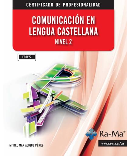 Portada del libro «Comunicación en lengua castellana Nivel 2», de M. Alique