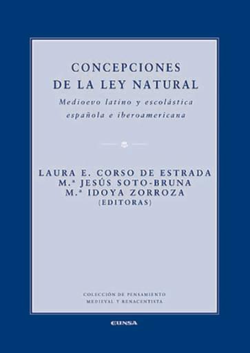 Portada del libro «Concepciones de la ley natural», de L. Corso, M. Soto-Bruna