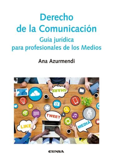 Portada del libro «Derecho de la comunicación», de A. Azurmendi