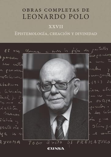 Portada del libro «Epistemología, creación y divinidad», de L. Polo