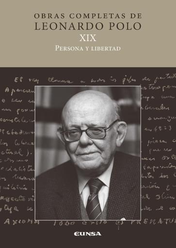 Portada del libro «Persona y libertad Volumen XIX», de L. Polo