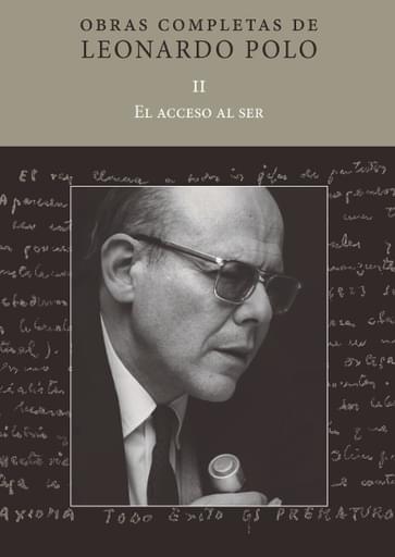 Portada del libro «El acceso al ser volumen II», de L. Polo